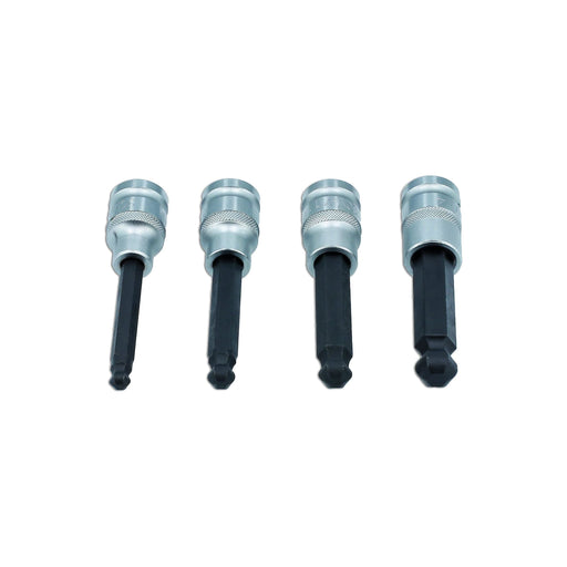 Laser Difficult Access Ball End Bit Set 4pc 8601 Laser - Dynamic Drive
