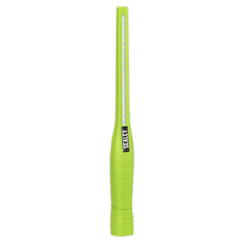 Sealey Rechargeable 360 Slim Inspection Light 8W & 1W SMD LED Green Lithium-ion Sealey - Dynamic Drive