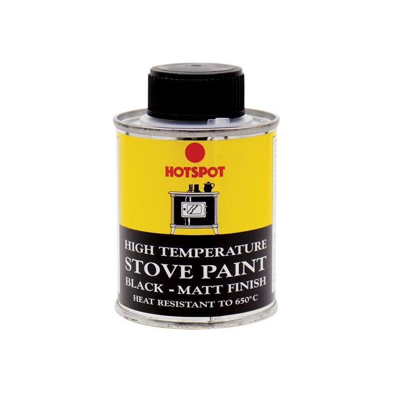Hotspot Stove Paint Matt Black 100ml Hotspot - Dynamic Drive