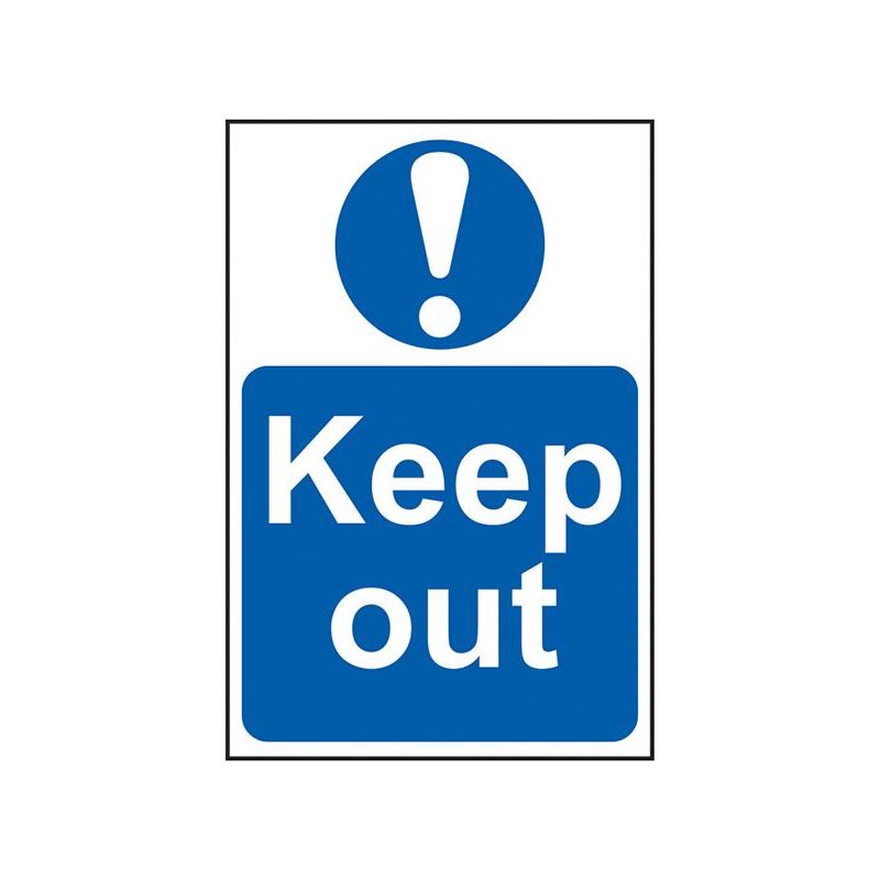 Scan Keep Out - PVC Sign 400 x 600mm Scan - Dynamic Drive