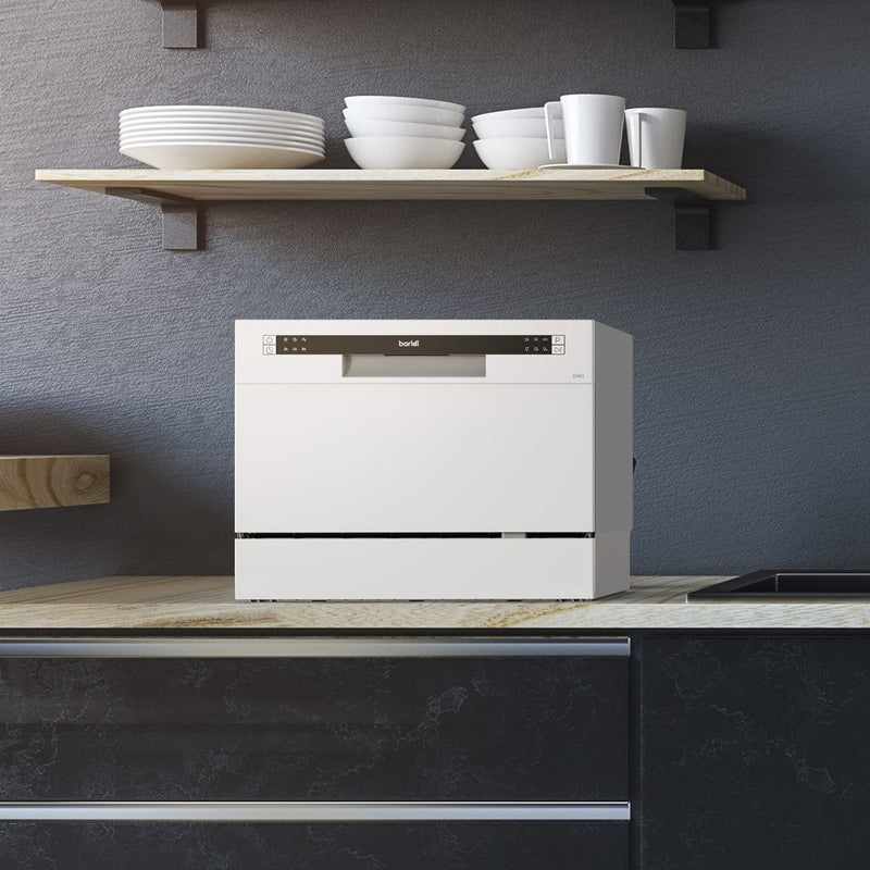 Baridi Tabletop Dishwasher 6 Place Settings 6.5L Capacity - White DH83 Baridi - Dynamic Drive