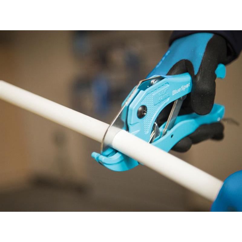 Bluespot Tools Ratchet PVC Pipe Cutter 42mm BlueSpot Tools - Dynamic Drive