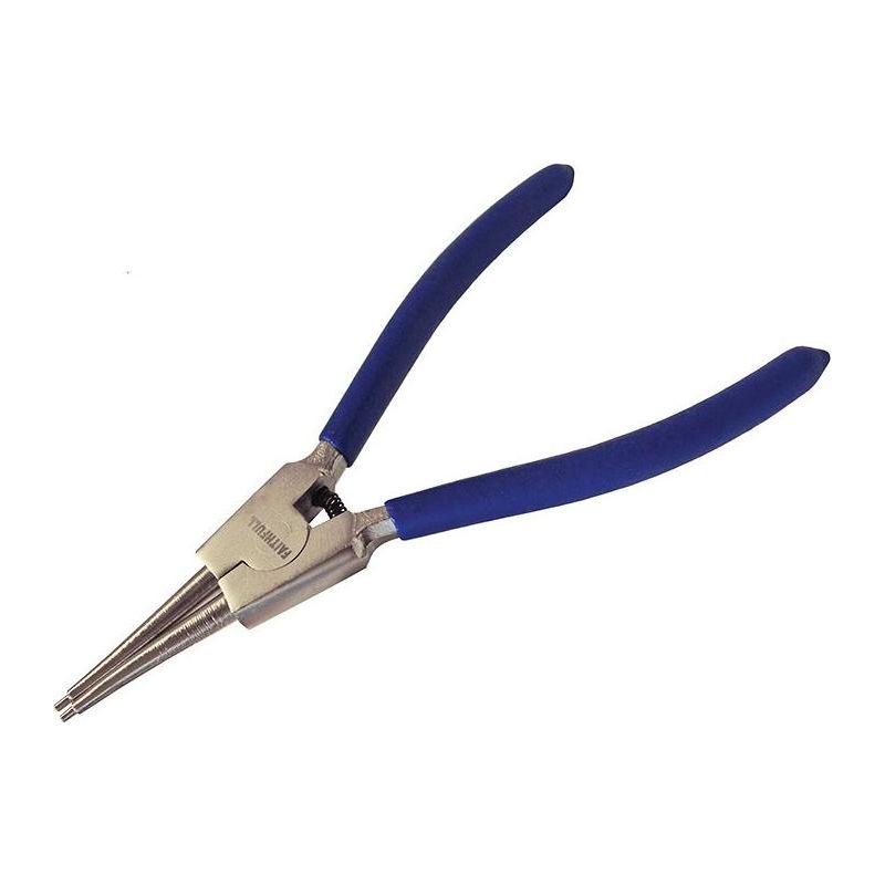 Faithfull Circlip Pliers Outside Straight CRV 180mm (7in) Faithfull - Dynamic Drive