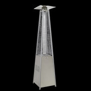 Dellonda Pyramid Gas Patio Heater 13kW Commercial Garden Use Stainless Steel Dellonda  - Dynamic Drive