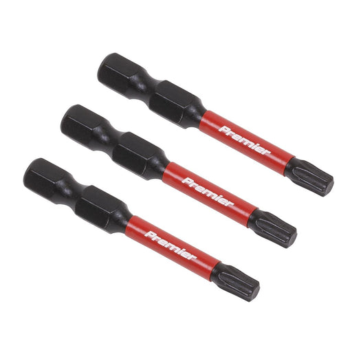 Sealey TRX-Star* T25 Impact Power Tool Bits 50mm 3pc AK8243 Sealey - Dynamic Drive