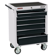 Draper Roller Tool Cabinet, 7 Drawer, 26", White 35744 Draper - Dynamic Drive