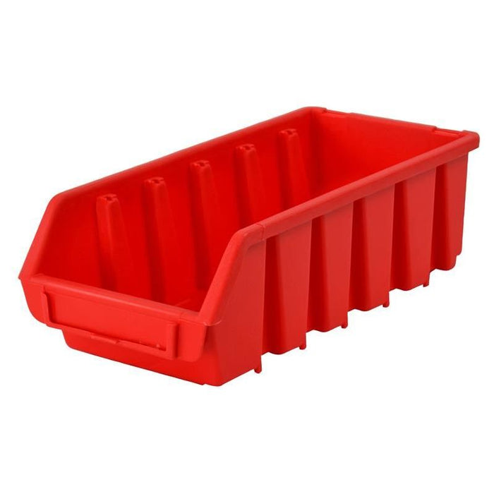 Faithfull Interlocking Storage Bin Size 2L Red 116 x 212 x 75mm Faithfull - Dynamic Drive