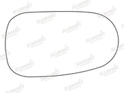 Summit Stick-On Standard Mirror Glass fits Nissan Almera 00 on LHS RHS Summit - Dynamic Drive