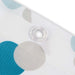 Shower Curtain White & Green Dot 234701 Rayen - Dynamic Drive