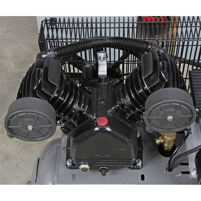 Sealey Air Compressor 100L Belt Drive 3hp with Front Control Panel SAC3103B Sealey - Dynamic Drive