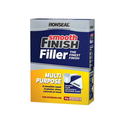 Ronseal Smooth Finish Multipurpose Wall Powder Filler 2kg Ronseal - Dynamic Drive