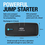 Ring Automotive RPPL400 high power lithium car jump starter power pack and 16800 Ring Automotive - Dynamic Drive