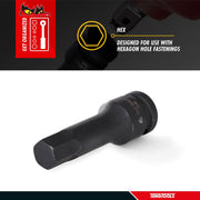 Teng Tools 1/2" Hex Impact Socket DIN AF 7/16" Teng Tools - Dynamic Drive