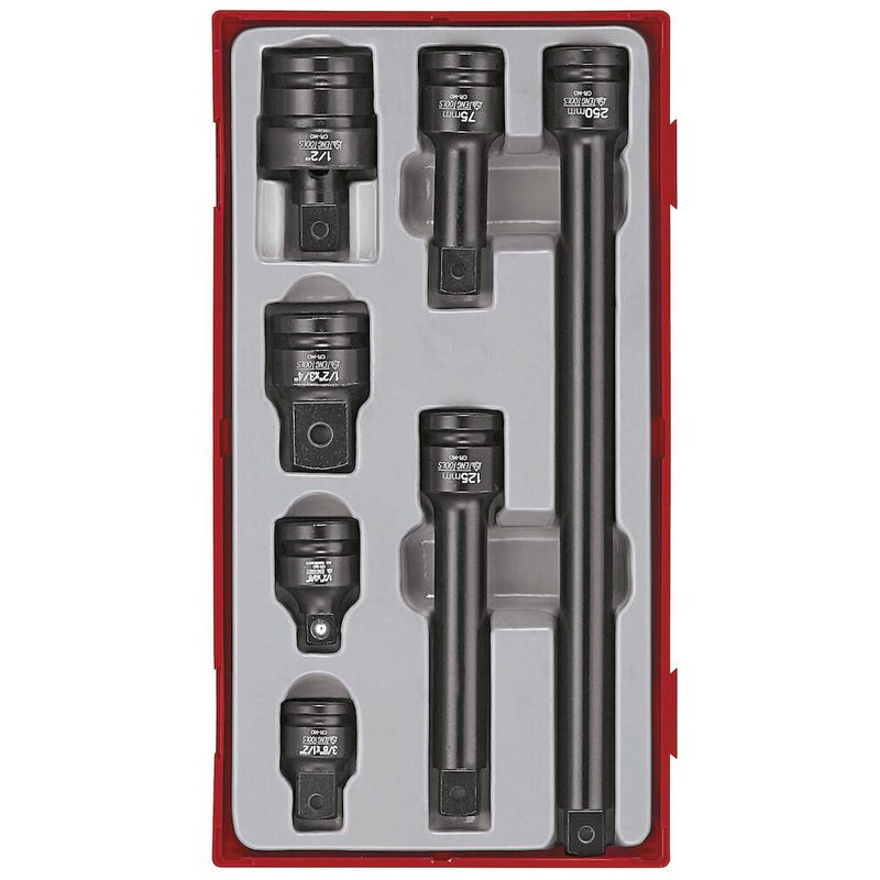 Teng Tools 1/2" Impact Socket Accessories Set DIN TT1 11 Pieces Teng Tools - Dynamic Drive