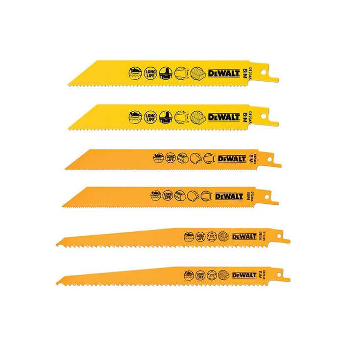 Dewalt Power Tools DT2444 Reciprocating Saw Blade Set, 6 Piece DeWALT Power Tools - Dynamic Drive