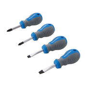 Silverline Stubby Screwdriver Set 4pce 4pce Silverline - Dynamic Drive