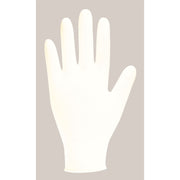 10x Bodyguards Powder Free White Latex Disposable Gloves Large Box of 100 Bodyguard - Dynamic Drive