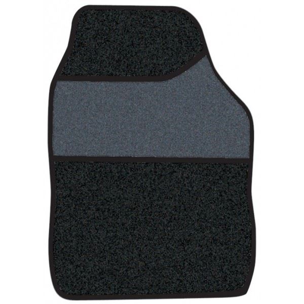 Streetwize Standard Universal Mat Set - Velour - Black/Black Binding - 4 Piece Streetwize  - Dynamic Drive