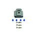 Connect for VW Electrical Female Connector 2.8mm 3 Pin Kit 35pc 37381 Tool Connection - Dynamic Drive