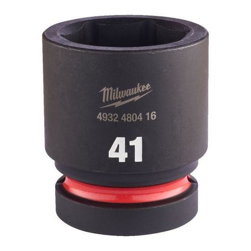 Milwaukee Shockwave Hex Socket 41 mm 1In. Std - 1Pc Milwaukee - Dynamic Drive
