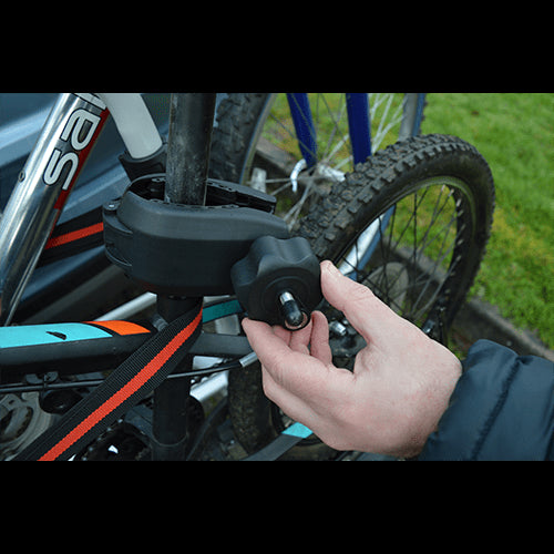 M-Way Towball Mounted Car Rear Tow Bar Cycle Holder 2 Bike Carriers w Electrics Maypole  - Dynamic Drive