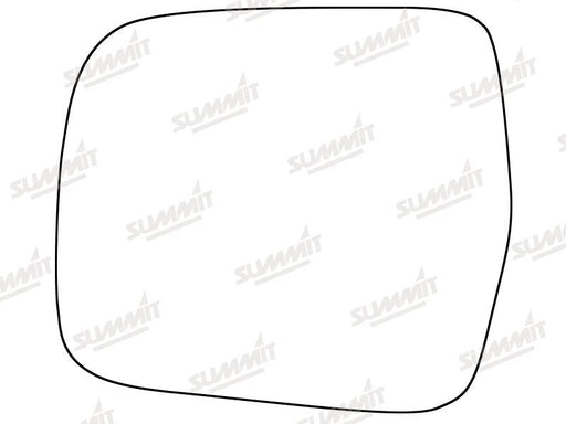 Summit Stick-On Standard Mirror Glass fits Toyota Previa LHS Summit - Dynamic Drive