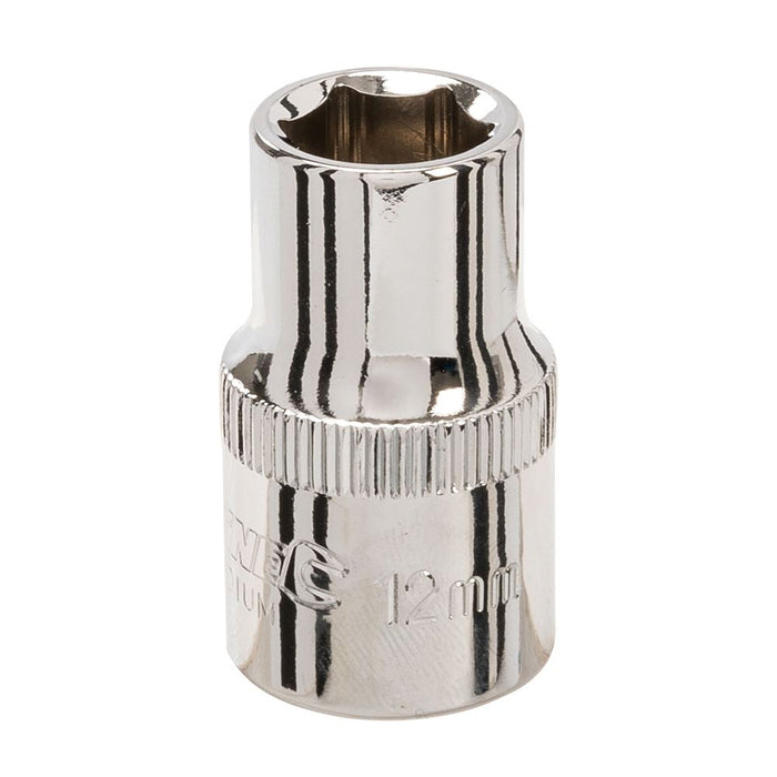 Silverline Socket 1/2" Drive 6pt Metric 12mm Silverline - Dynamic Drive