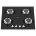 Topline 9 Series 4 Burner Hob 230V Ign Black Glass SHB94999-SP Topline - Dynamic Drive