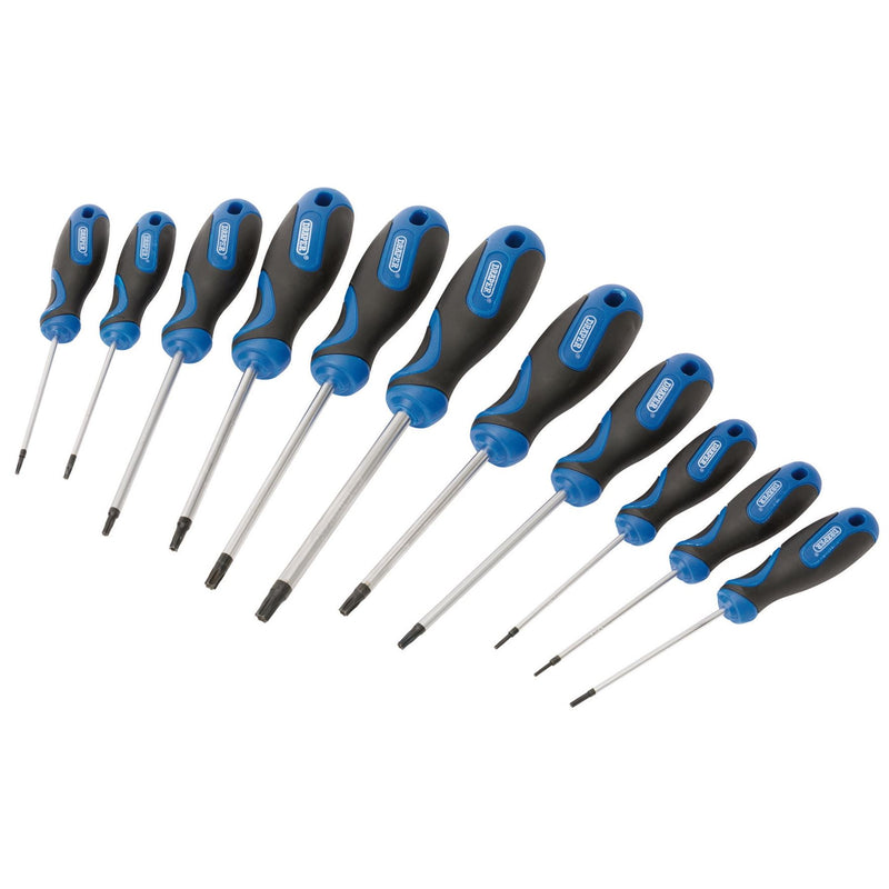 Draper TX-STAR and Draper TX-STAR Security Soft Grip Screwdriver Set (11 Piece) Draper - Dynamic Drive