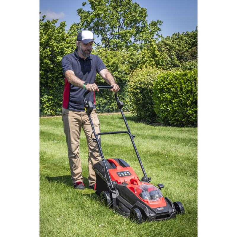 Sealey Cordless Lawn Mower Kit 40V 4Ah SV20 Series 40cm CP40VLMKIT Sealey - Dynamic Drive