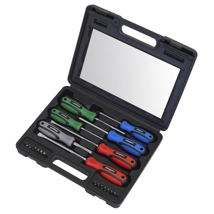 Screwdriver Set 21Pc With Storage Case Seigen by Sealey  - Dynamic Drive