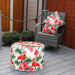 Gaeden Flamingo Palm Print Inflatable Ottoman Gardenwize - Dynamic Drive