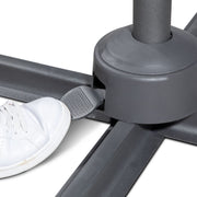 Dellonda Cantilever Parasol with 360 Rotation, Tilt & Cover 3m - Grey Dellonda - Dynamic Drive
