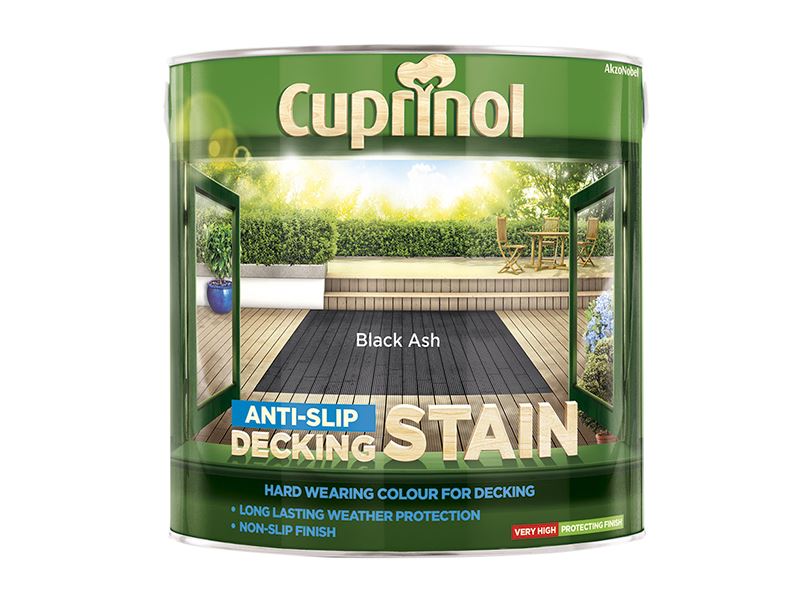 Cuprinol Anti-Slip Decking Stain Black Ash 2.5 litre Cuprinol - Dynamic Drive