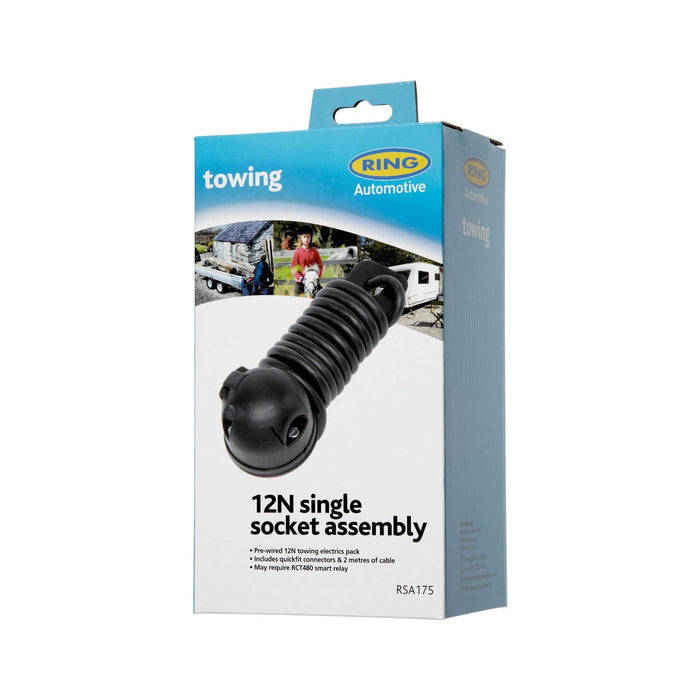 Ring Automotive RSA175 12N Single Socket Assembly (No Fog Cut Out) Ring Automotive - Dynamic Drive