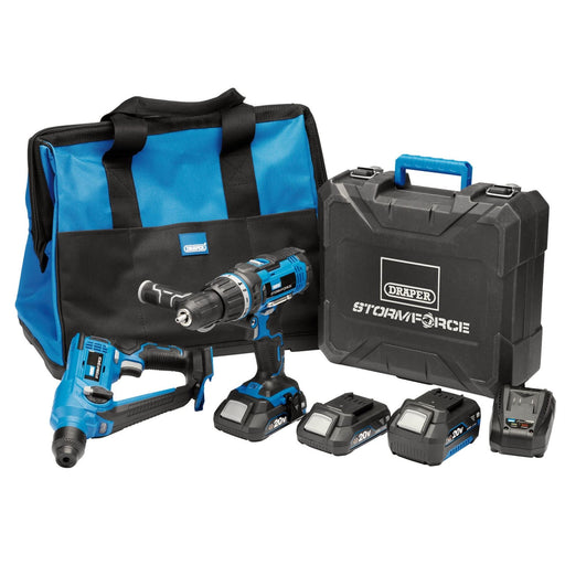 Draper Storm Force 20V Cordless Kit (7 Piece) 40429 Draper - Dynamic Drive