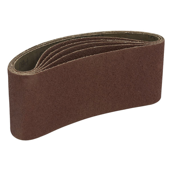 Sealey 76 x 457mm Sanding Belt 60Grit - Pack of 5 SB60457 Sealey - Dynamic Drive