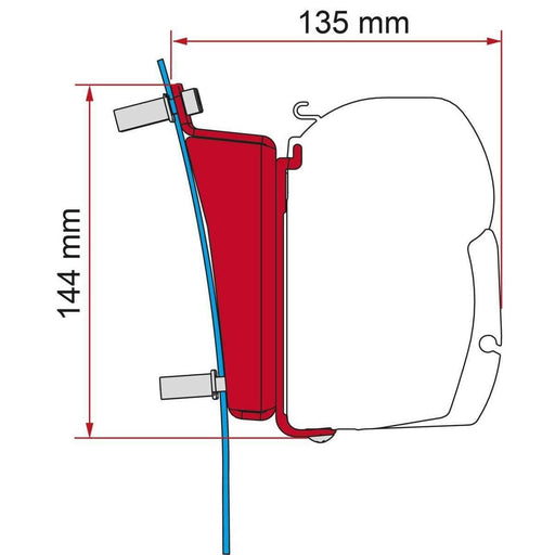 Fiamma F45 Bracket Kit for Ford Transit H3 (LHD EU Vans Only) Fiamma - Dynamic Drive