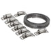 Sealey Hose Clamp Set 12.7mm Band 8 Tension Clamps Air Pipe Clip Fuel Line Sealey  - Dynamic Drive