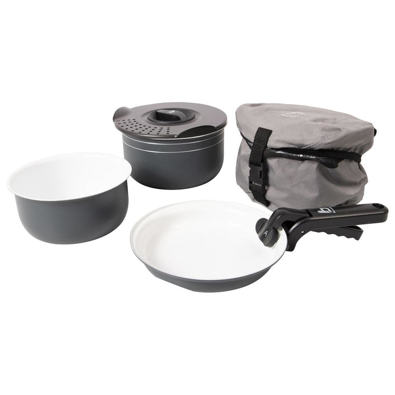 Bo-Camp Cookware Set Trekking 5 Pieces Ceramic Coating Aluminium Bo-Camp - Dynamic Drive
