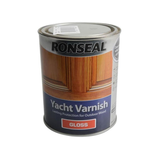 Ronseal Exterior Yacht Varnish Gloss 1 litre Ronseal - Dynamic Drive