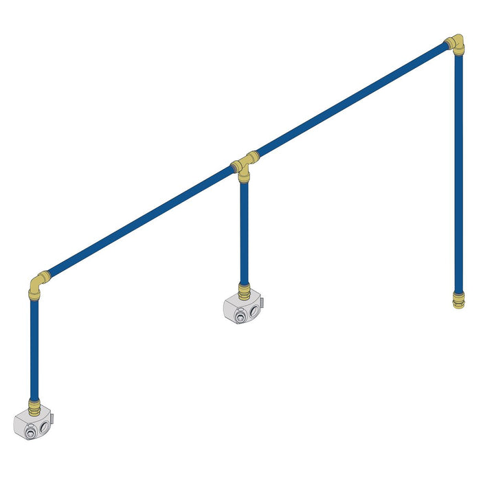 Sealey Sharkbiteï 12m 2-Drop Air Supply System Kit SBAKIT2 Sealey - Dynamic Drive