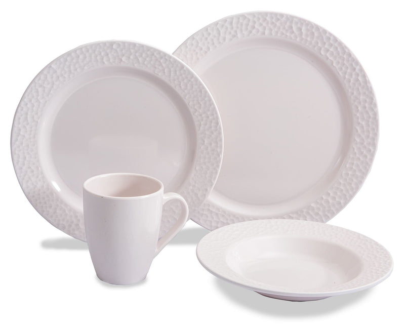 Quest 16 Piece Camping Dinner set whistful white Quest - Dynamic Drive