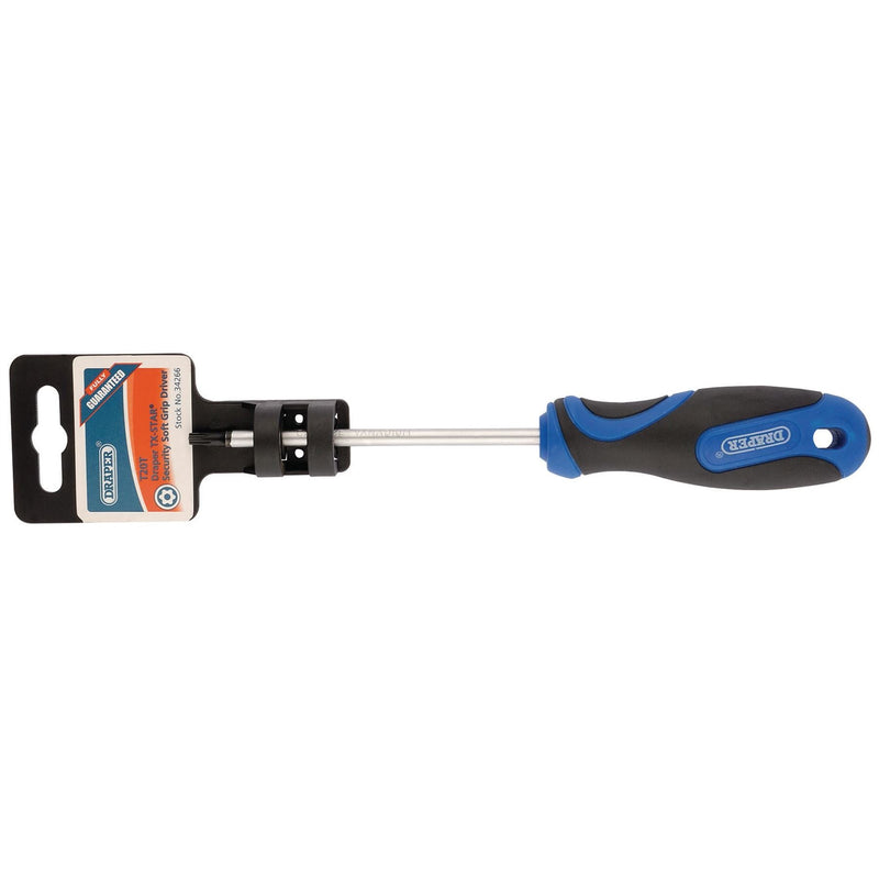 Draper TX-STAR Soft Grip Security Screwdriver, T20 34266 Draper - Dynamic Drive
