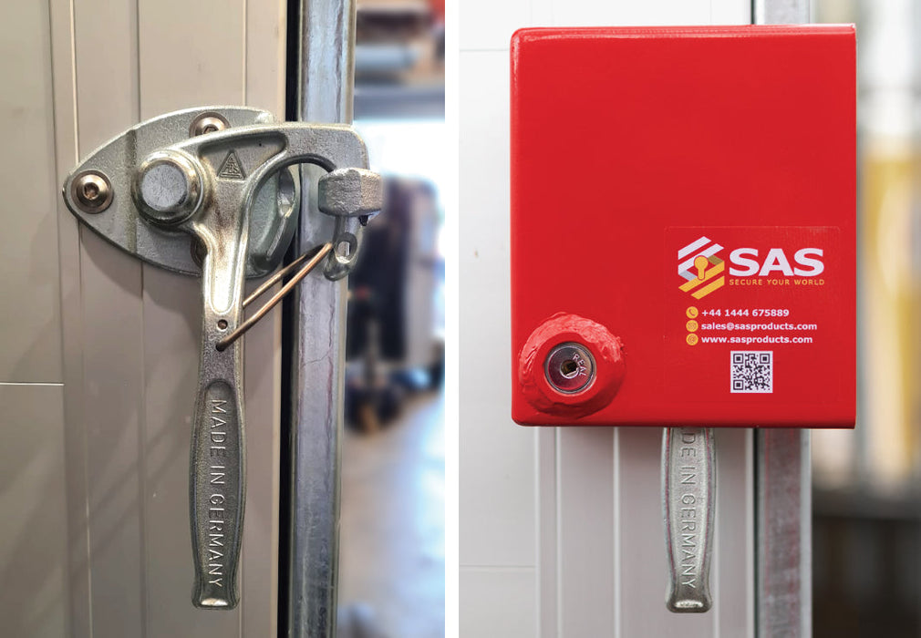 SAS Trailer Door Handle Lock, Pack of 2 on same key SAS - Dynamic Drive
