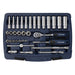 Sealey Premier 33pc 1/4" Drive WallDrive Metric Socket Set 4-14mm Ratchet Handle Sealey  - Dynamic Drive