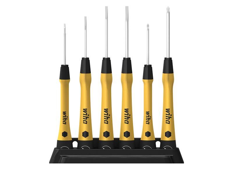 Wiha PicoFinish® SL/PH Fine ESD Screwdriver Set, 7 Piece Wiha - Dynamic Drive