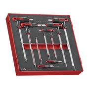 Teng Tools T-Handle Ball Point Hex Key Set FOAM2 7 Pieces Teng Tools - Dynamic Drive