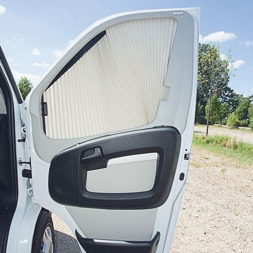 REMIfront IV Left Side Beige Blinds for Fiat Ducato X250 (09/2011-2014) Remis - Dynamic Drive