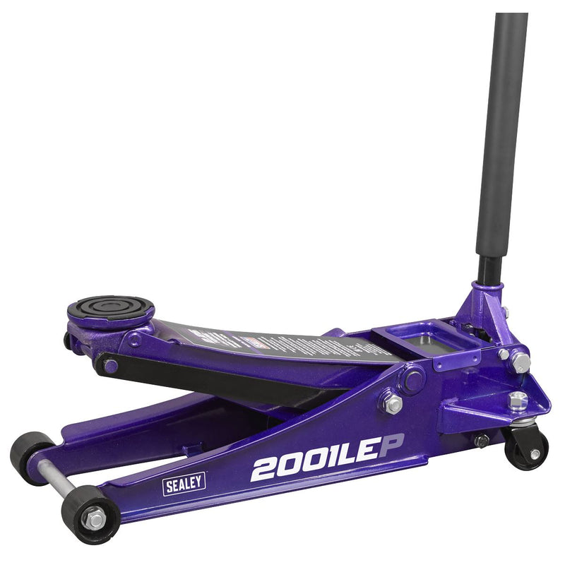 Sealey Low Profile Rocket Lift Trolley Jack 2.25 Tonne - Purple 2001LEP Sealey - Dynamic Drive